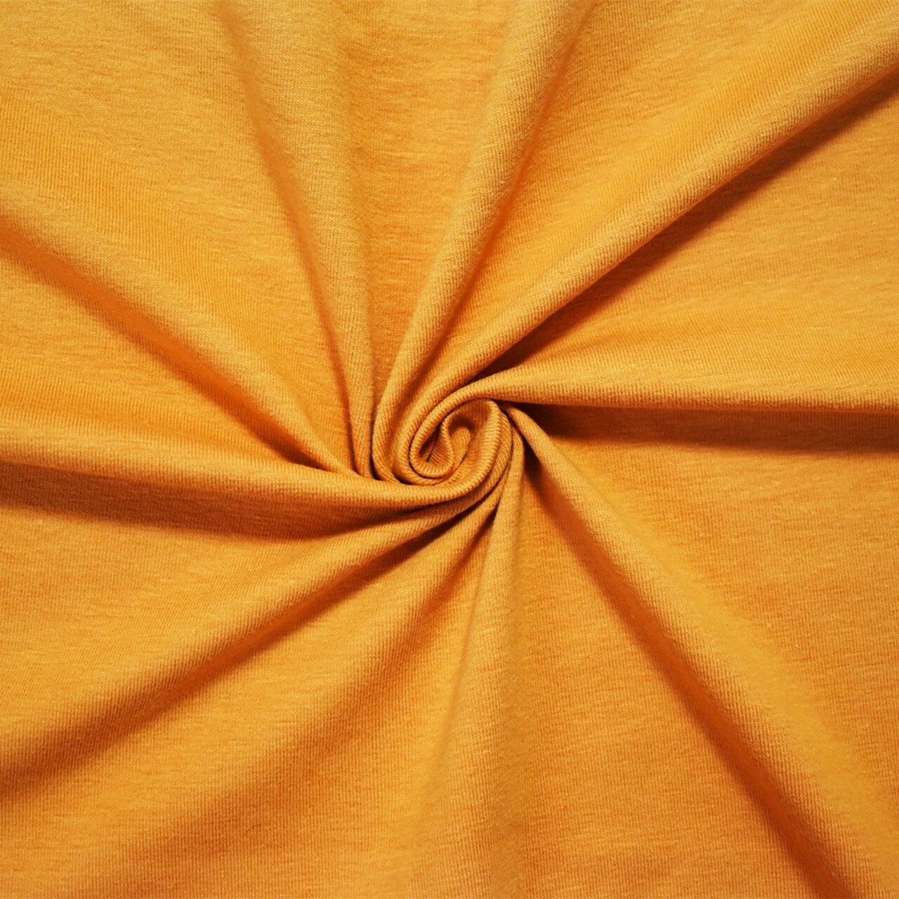 Mustard Yellow Cotton Solid Stretch Spandex Jersey Knit Fabric By the Yard